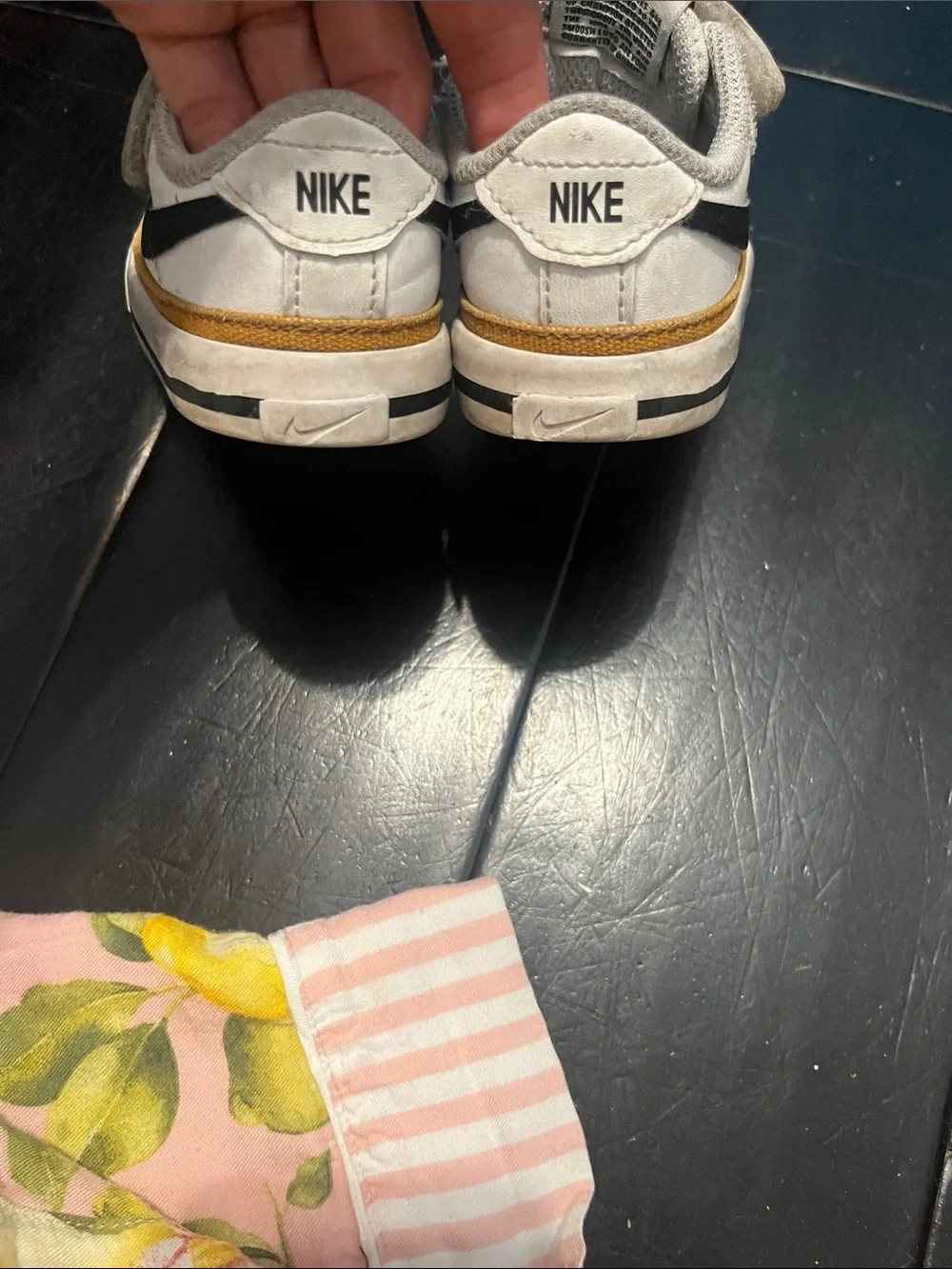 Super cute baby boy Nike shoes